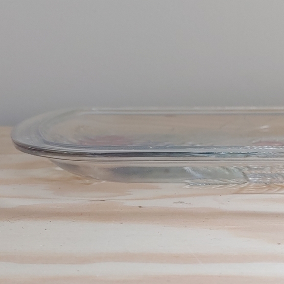 Glass Serving Tray with Colored Fruit Motif, made by Pasabahce in Turkey - Picture 4 of 11